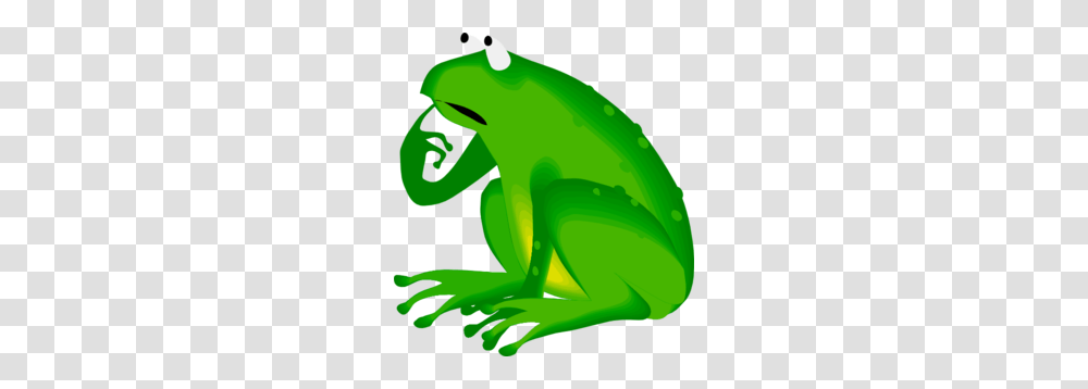 Thinking Clip Art, Frog, Amphibian, Wildlife, Animal Transparent Png