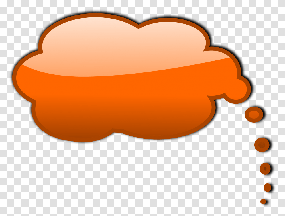 Thinking Comments Bubbles Speech Balloon Cartoon, Food, Heart, Plant, Fungus Transparent Png