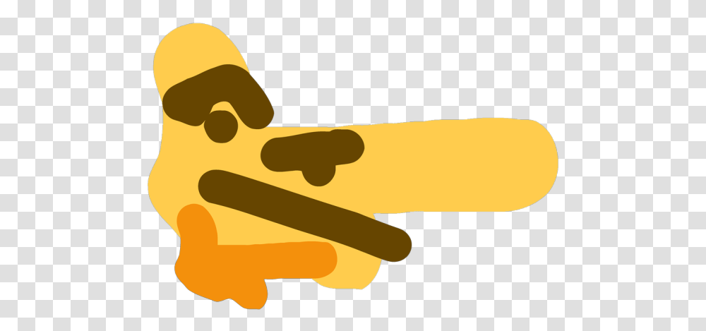 Thinking Deformed Emoji, Text, Baseball Bat, Photography, Food Transparent Png