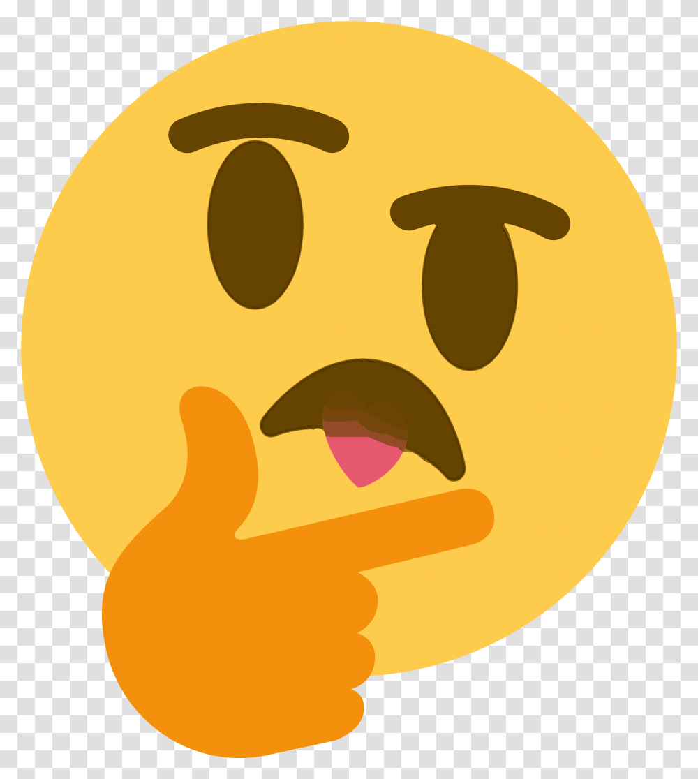 Thinking Emoji Discord Discord Emojis Background, Face, Angry Birds, Mask Transparent Png
