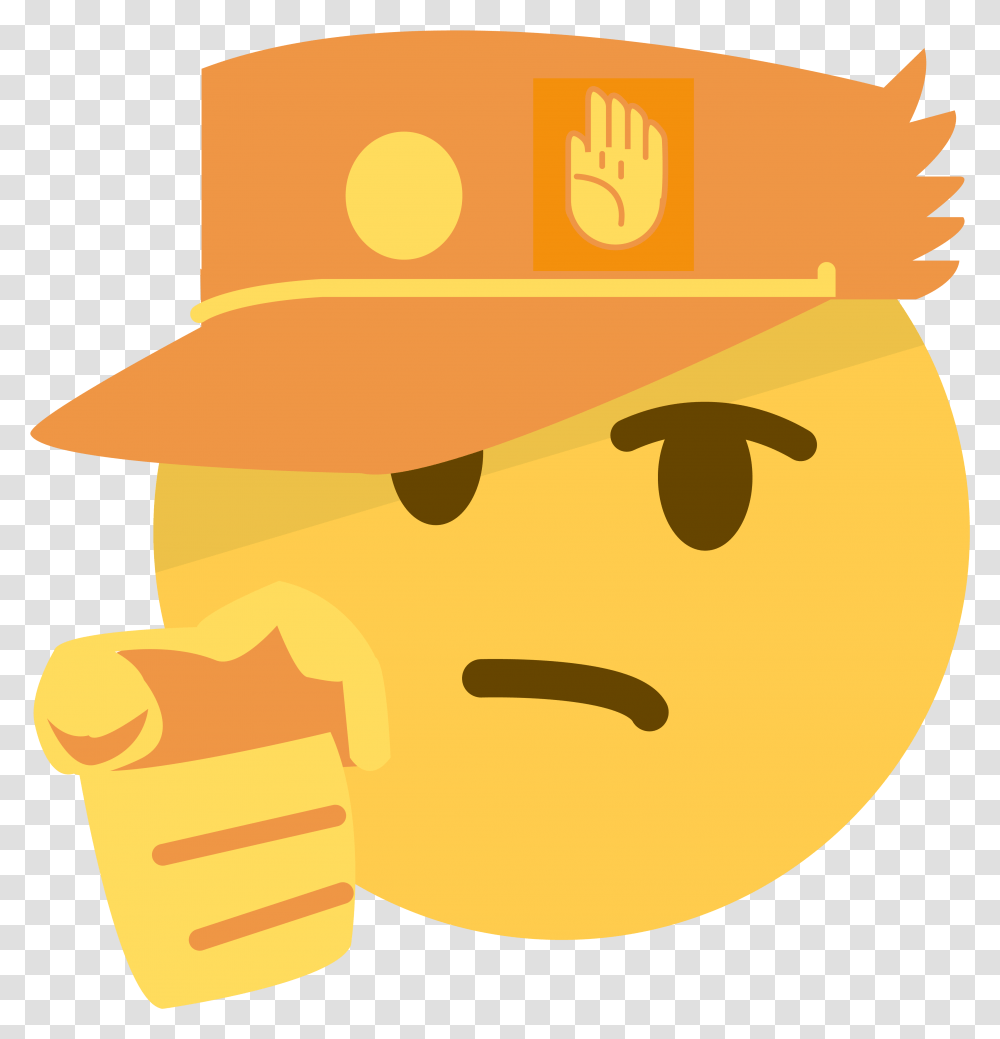 Thinking Emoji Jojo, Apparel, Sun Hat, Lunch Transparent Png