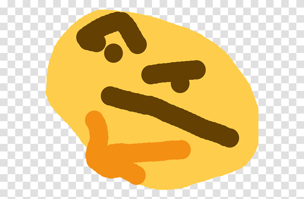 Thinking Emoji Meme, Food, Cookie, Biscuit, Bread Transparent Png