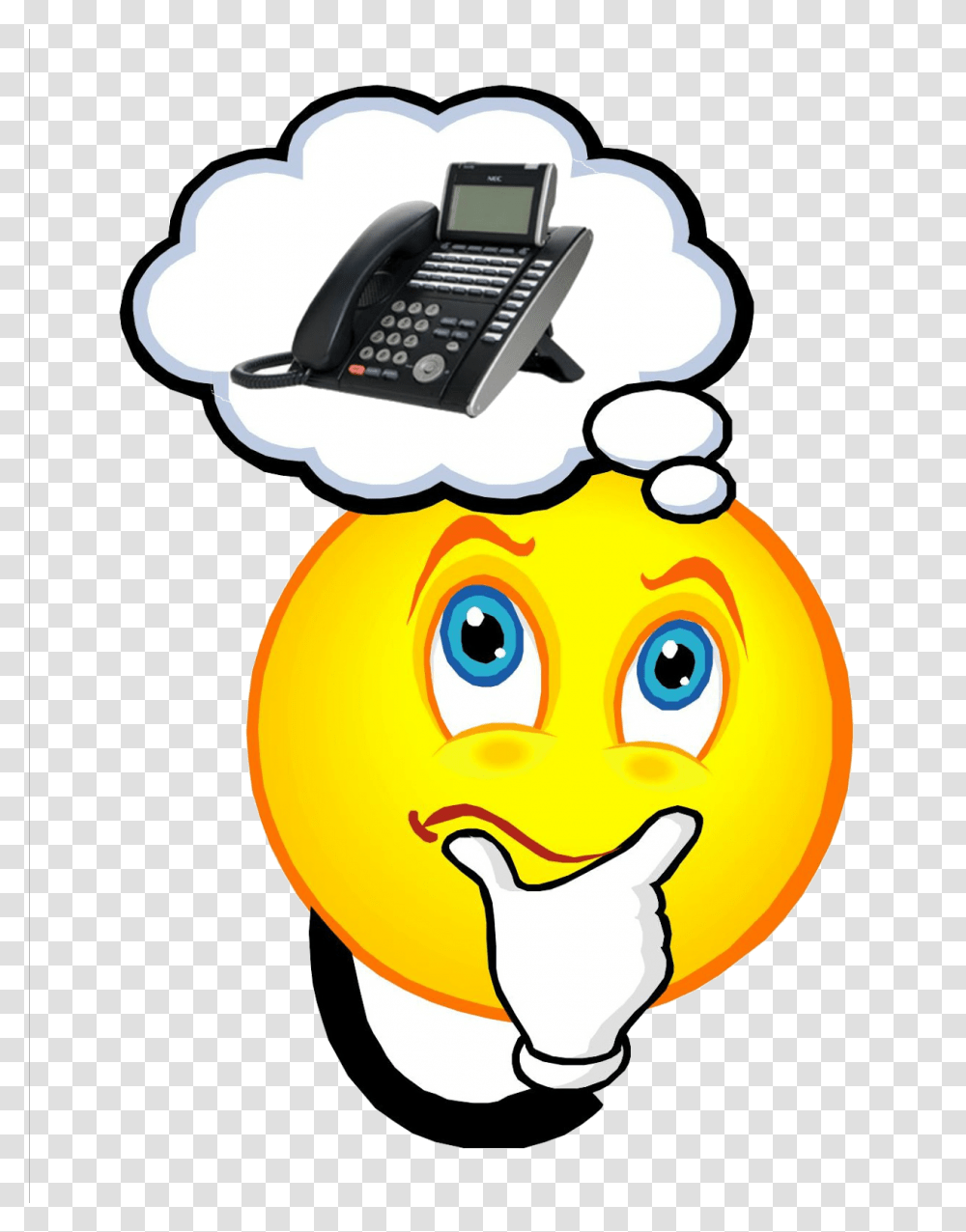 Thinking Emoji Phone Tech Ii Business Services, Mouse, Hardware, Computer, Electronics Transparent Png