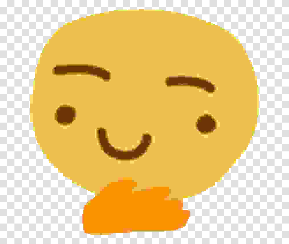 Thinking Emoji R Thinking, Food, Cookie, Biscuit, Honey Transparent Png