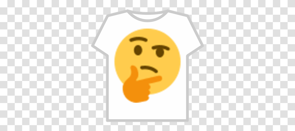 Thinking Emoji Shirt Roblox Suicide Thinking Emoji, Label, Text, Clothing, Hand Transparent Png