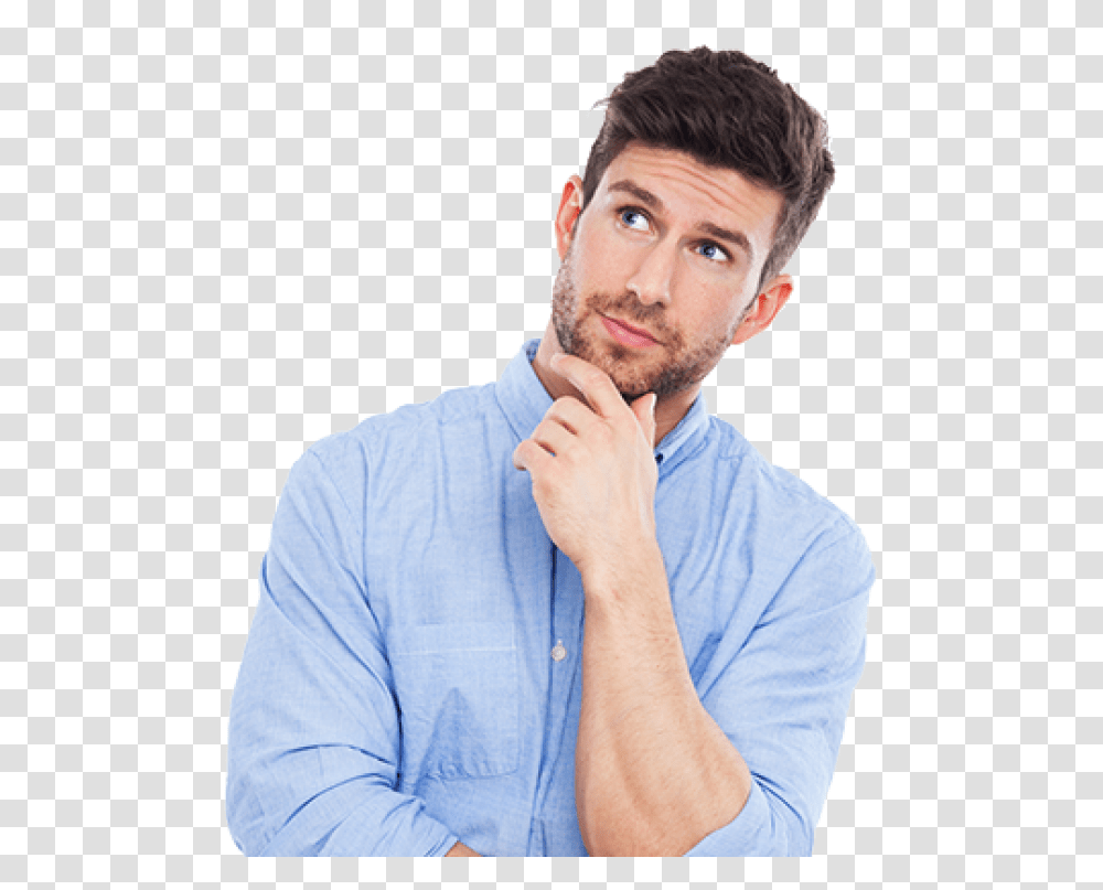Thinking Man Free Download, Person, Human, Face Transparent Png