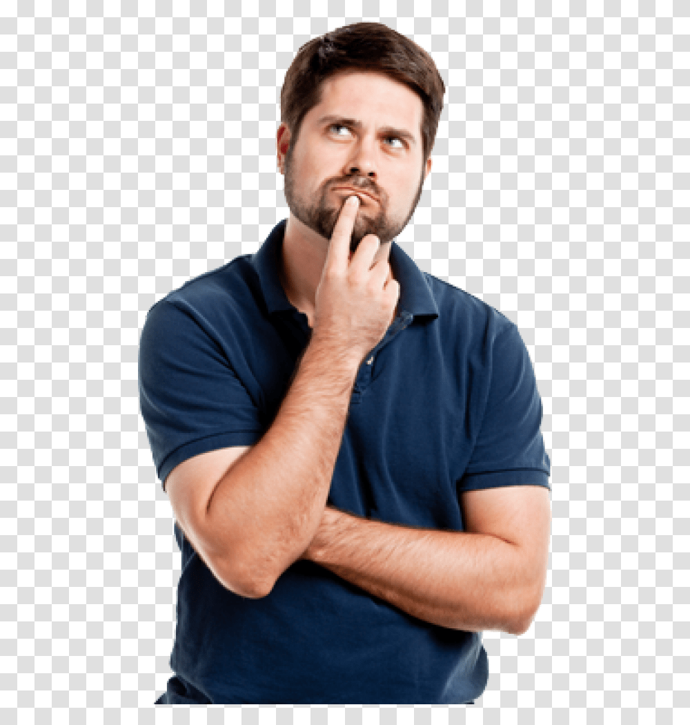 Thinking Man Image Man Thinking, Person, Human, Face, Outdoors Transparent Png