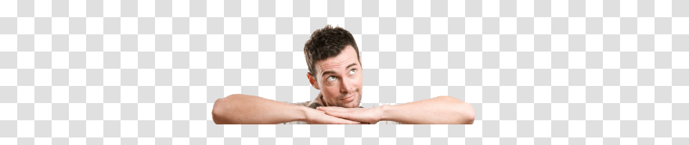 Thinking Man, Person, Head, Face, Arm Transparent Png