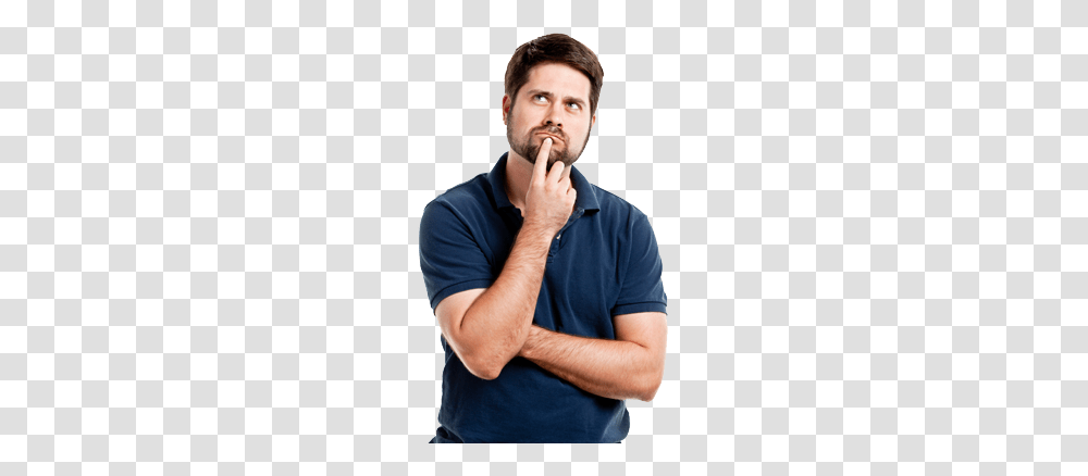 Thinking Man, Person, Human, Face Transparent Png