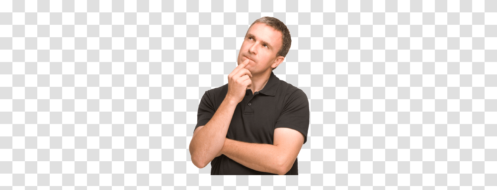 Thinking Man, Person, Human, Face, Outdoors Transparent Png