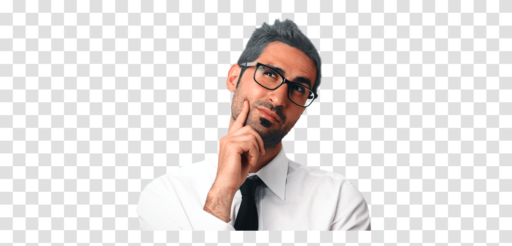 Thinking Man, Person, Tie, Accessories, Face Transparent Png