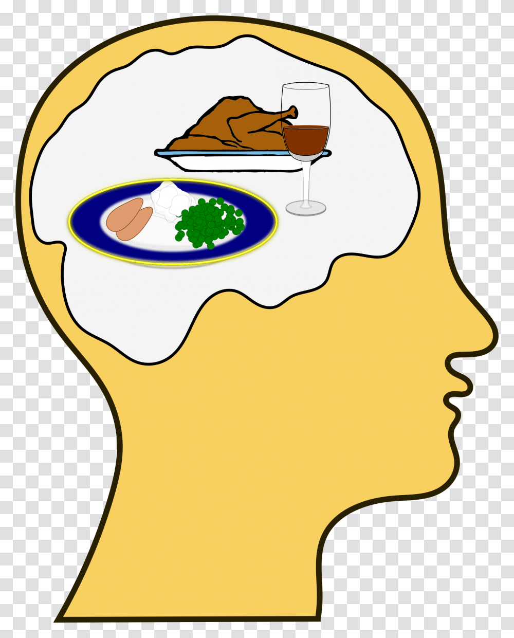 Thinking Of Big Image Thinking Of Food Clip Art, Label, Cushion, Sack Transparent Png