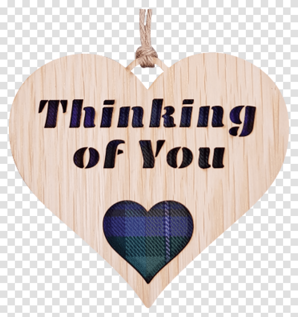 Thinking Of You Heart Hanging Plaque Heart, Plectrum, Logo, Trademark Transparent Png