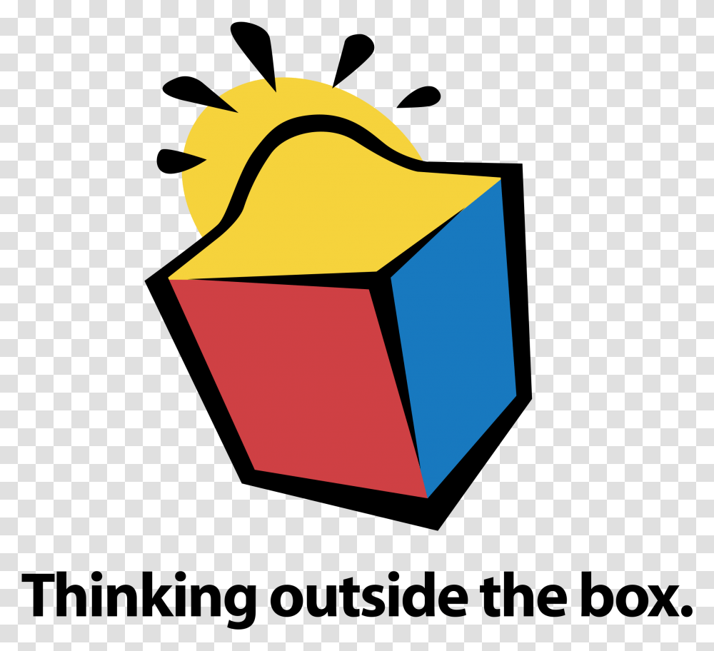Thinking Outside The Box, Label, Rubber Eraser, Triangle Transparent Png