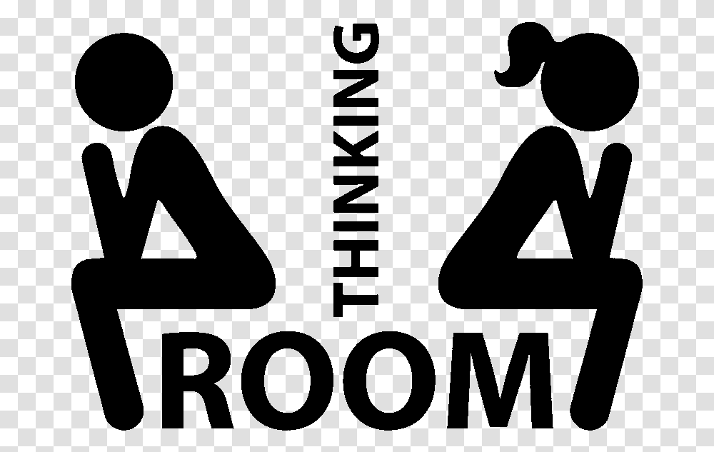 Thinking Room Toilet Stickers, Gray, World Of Warcraft Transparent Png