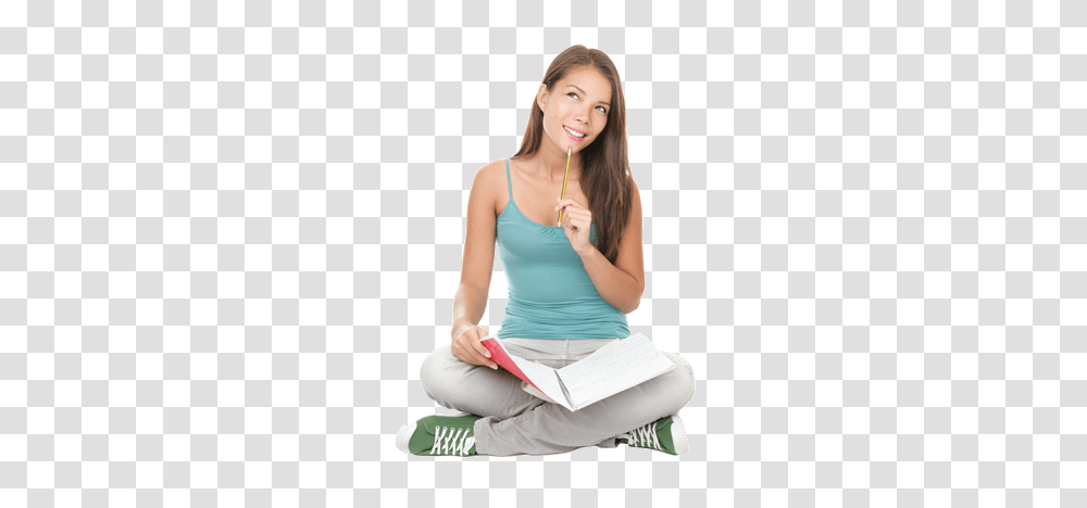 Thinking Woman, Person, Female, Human, Girl Transparent Png