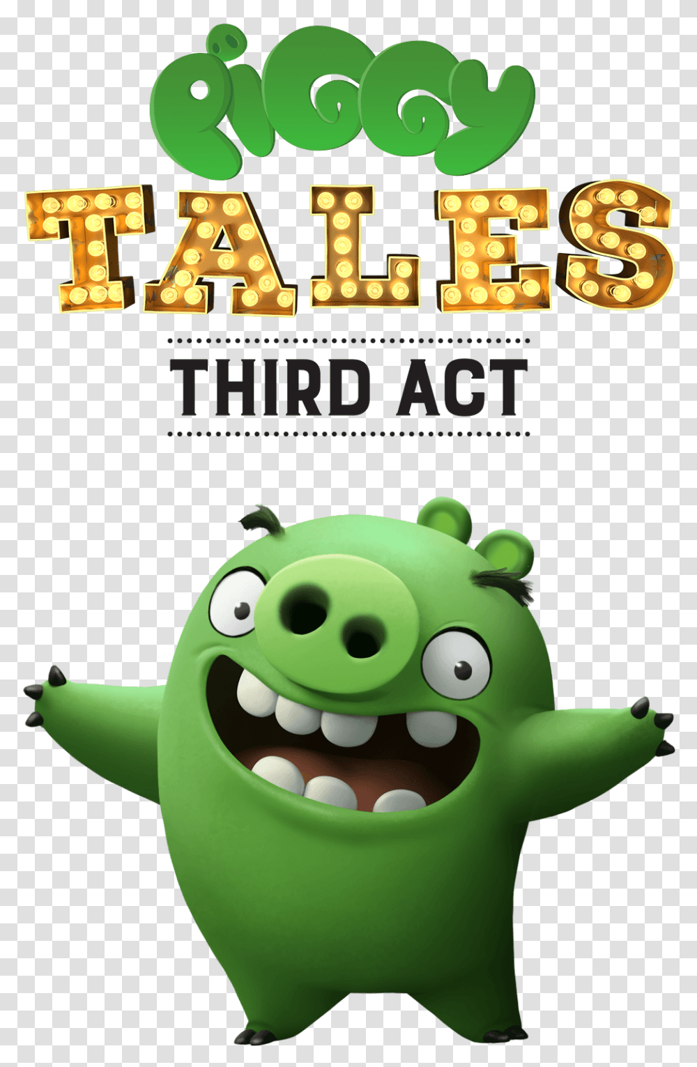 Third Act Piggy Tales, Toy, Green, Pottery, Plant Transparent Png