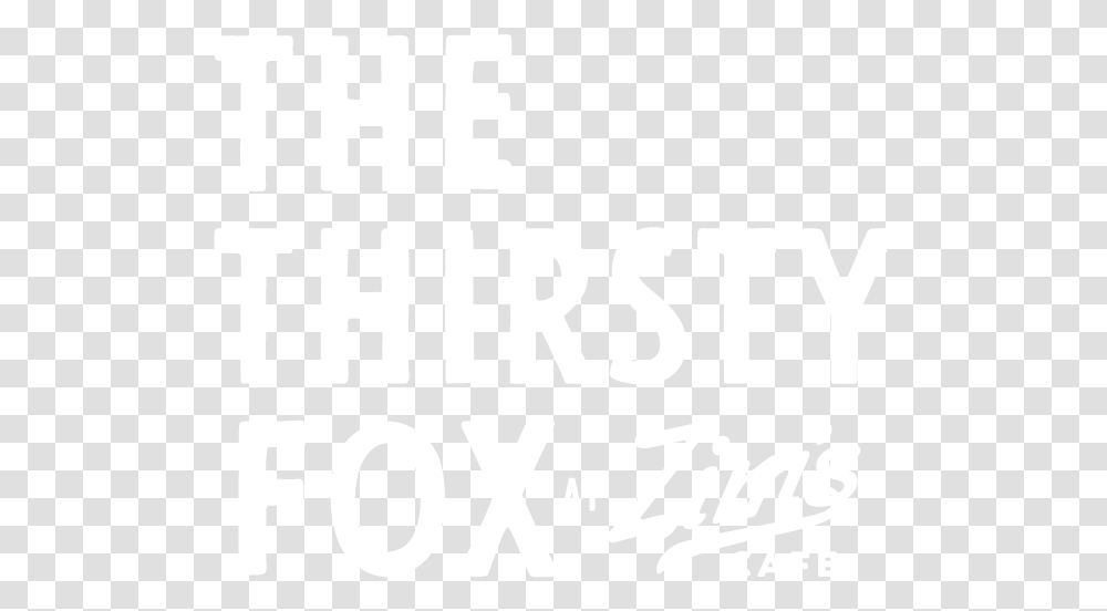 Thirsty Fox Logo White 3 Delbecq Trio The Sixth Jump, Alphabet, Label, Word Transparent Png