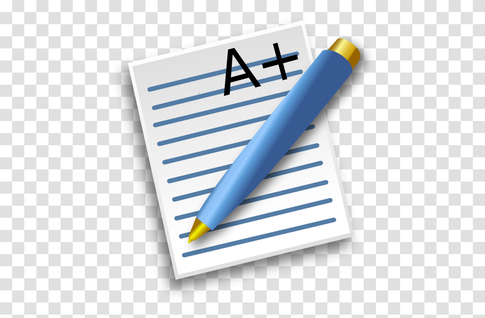 This A Exam Grade Clip Art Is, Pencil Transparent Png