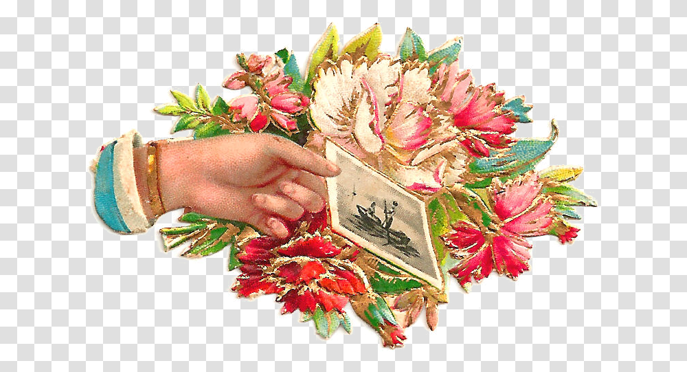 This Antique Flower Graphic Of A Carnation Bouquet Bouquet, Floral Design, Pattern Transparent Png