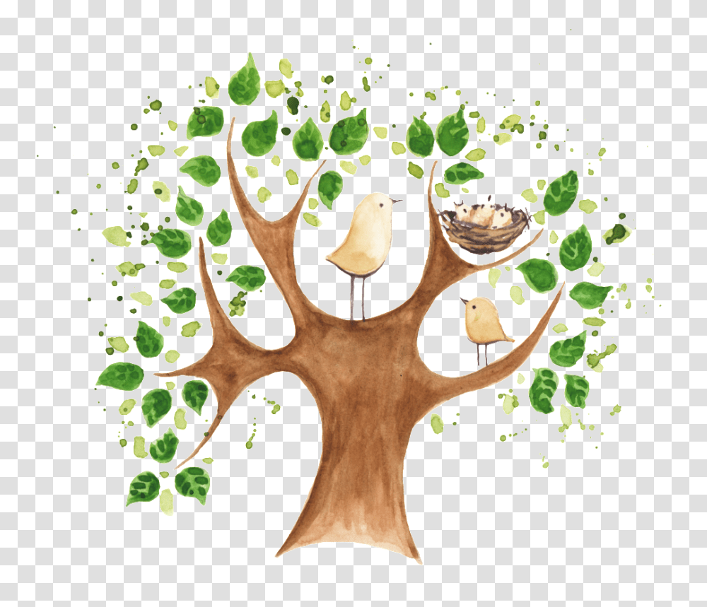 This Backgrounds Is Cartoon Tree Portable Network Graphics, Bird, Animal, Plant, Seed Transparent Png