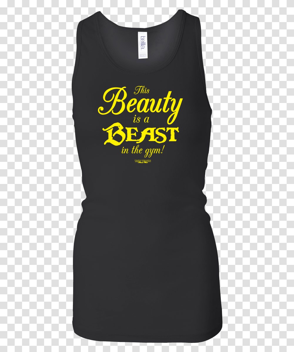 This Beauty Is A Beast Active Tank, Clothing, Apparel, Tank Top, Sleeve Transparent Png