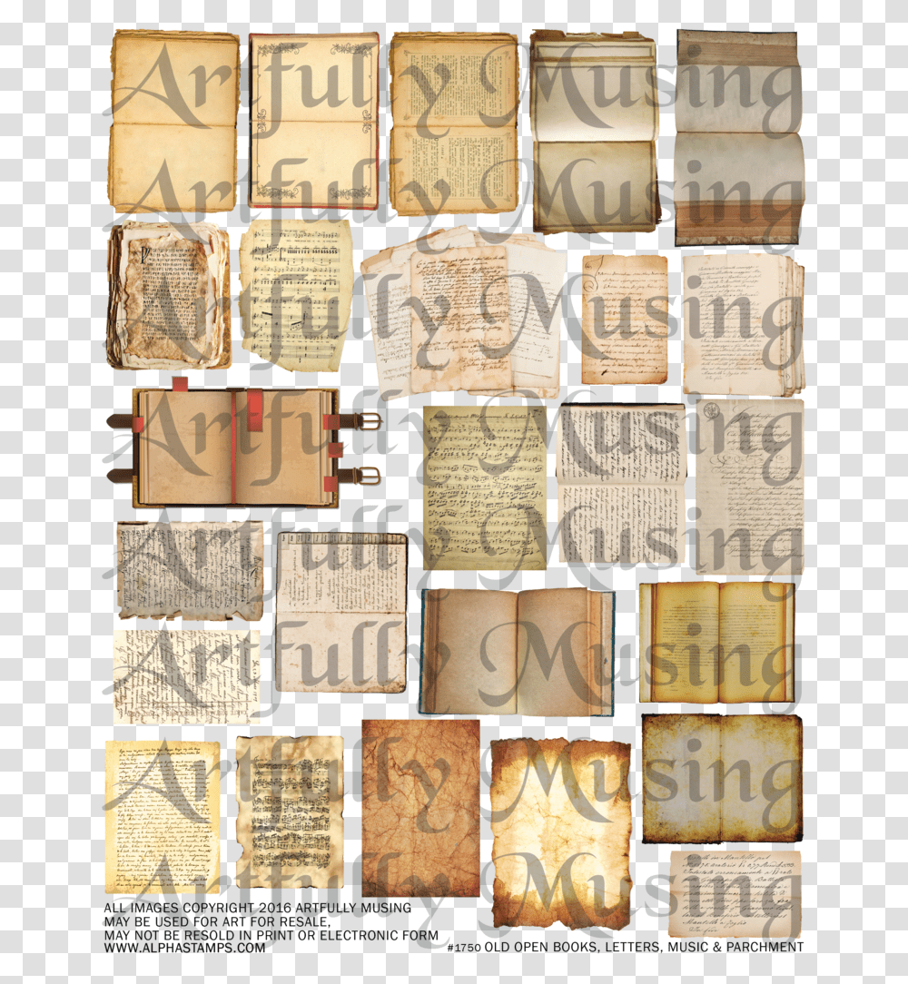This Collage Sheet Contains A Variety Of Paper Related Wood, Poster, Advertisement, Brick Transparent Png