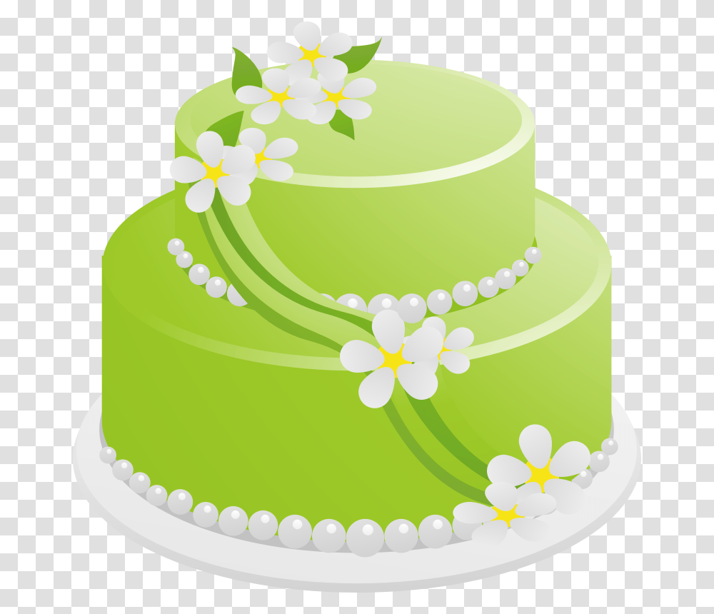 This Cool Clip Art Green Birthday Cake Clipart, Dessert, Food, Icing, Cream Transparent Png