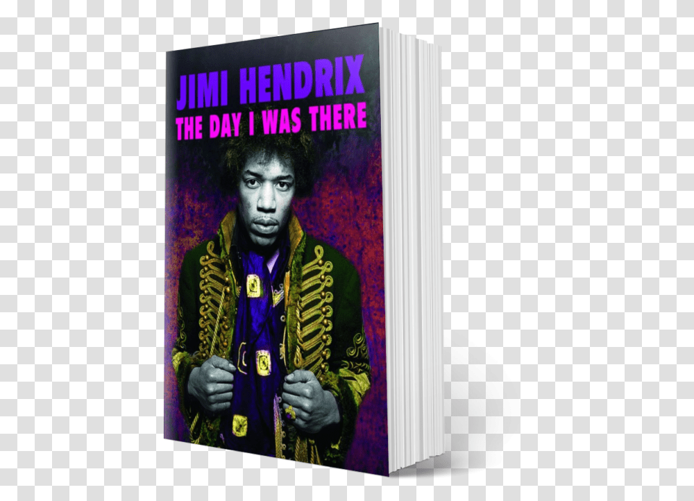 This Day In Music Books Jimi Hendrix Green Jacket, Person, Human, Poster, Advertisement Transparent Png