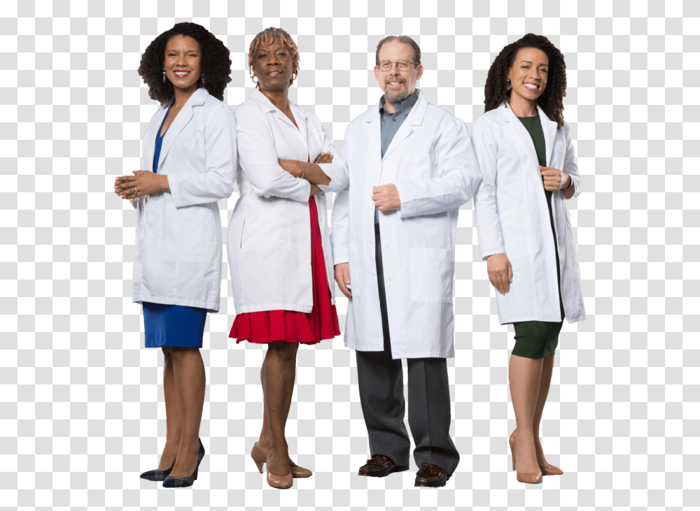 This Family Of Doctors Wants To Change The Way You, Lab Coat, Person, Sleeve Transparent Png