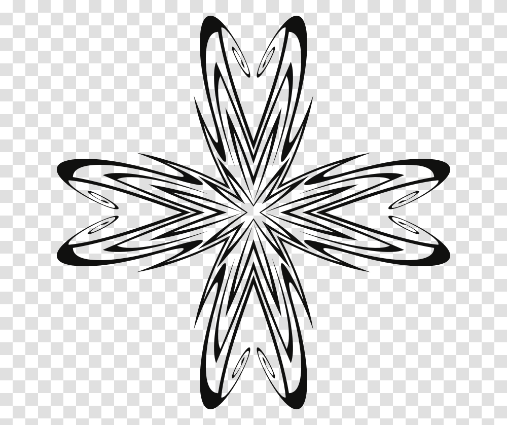 This File Is About Abstract Line Art Tribal Flor De Lotus Tribal, Outdoors, Star Symbol, Nature Transparent Png