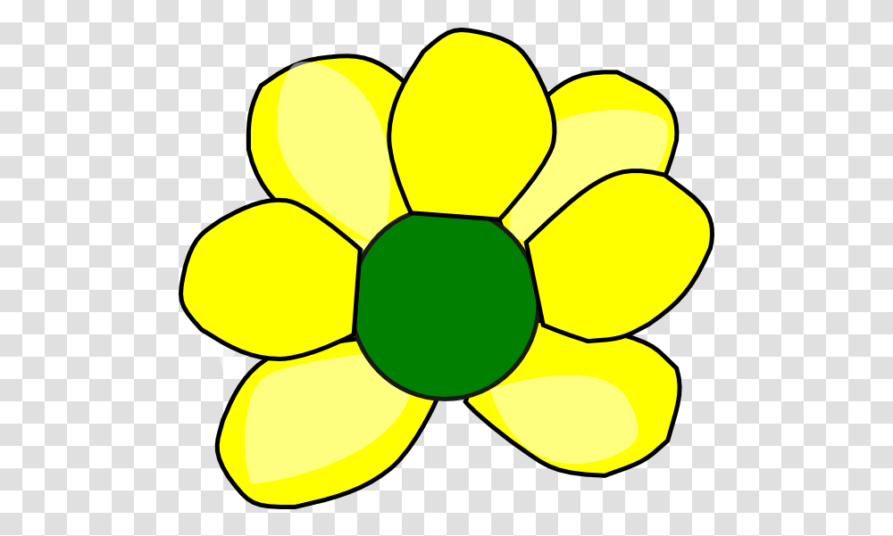 This Free Clip Arts Design Of Yellow Flower 2 Circle Small Clip Art, Soccer Ball, Team, Pattern, Symbol Transparent Png