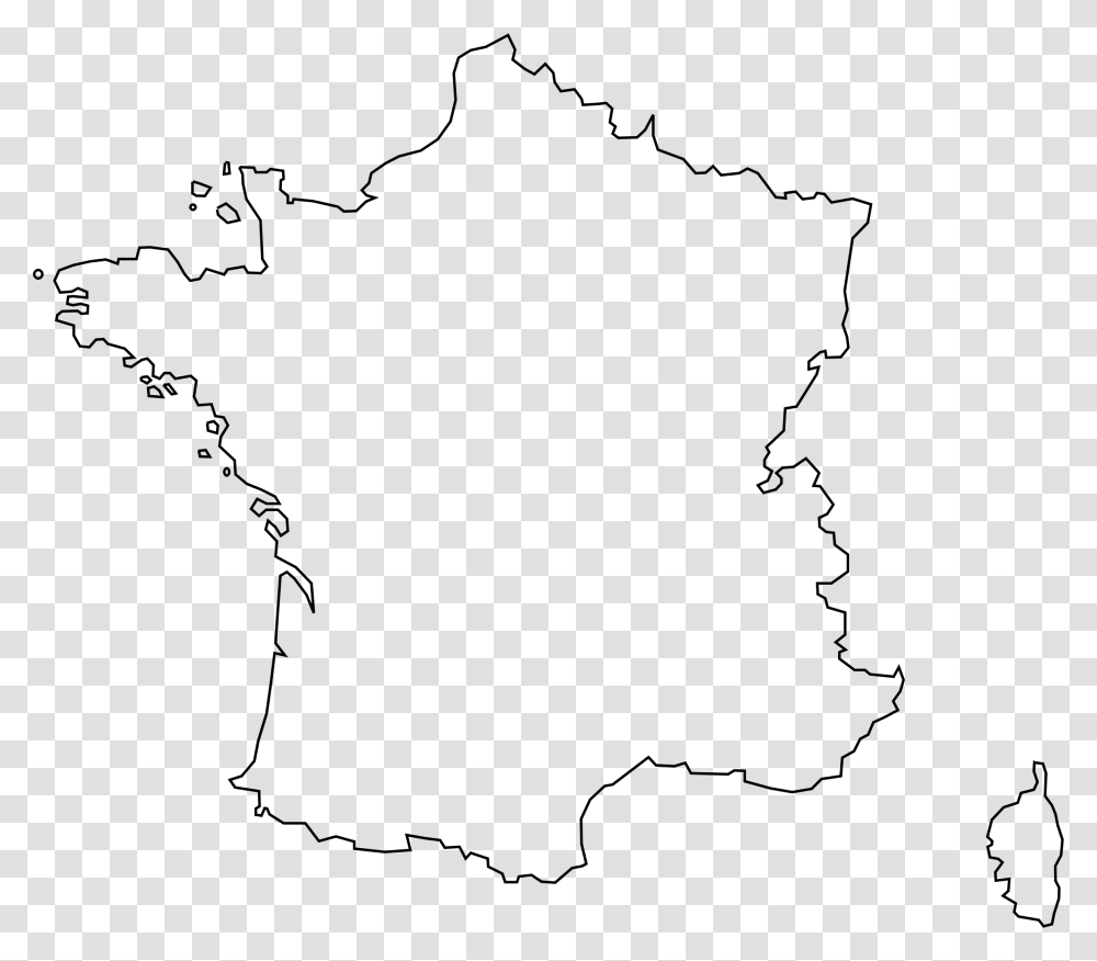 This Free Icons Design Of Carte De France France Map Outline, Gray, World Of Warcraft Transparent Png