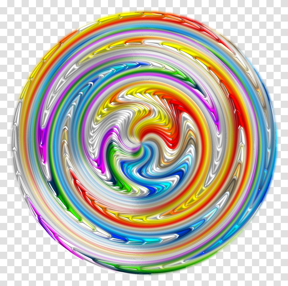 This Free Icons Design Of Colorful Paint Swirls Circle Transparent Png