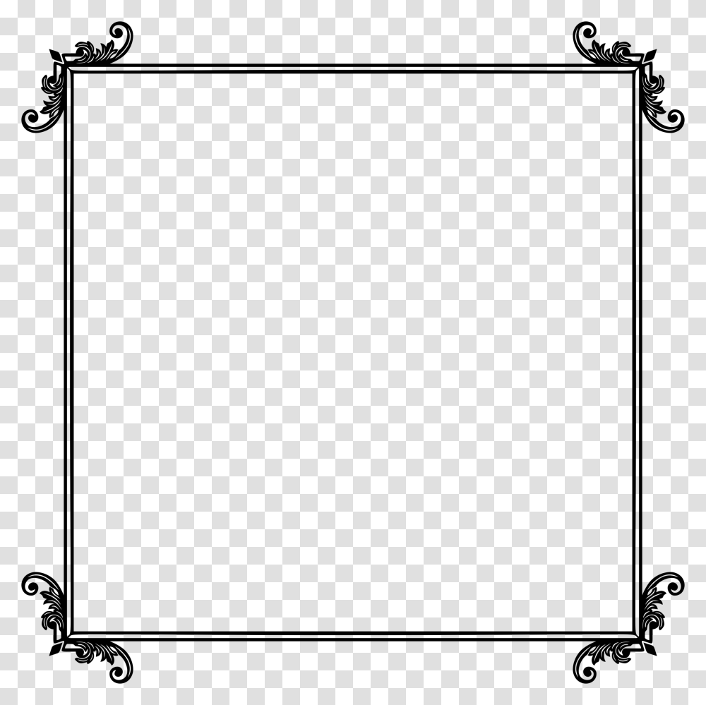 This Free Icons Design Of Decorative Ornamental Decorative Ornamental Frame Flourish, Gray, World Of Warcraft Transparent Png