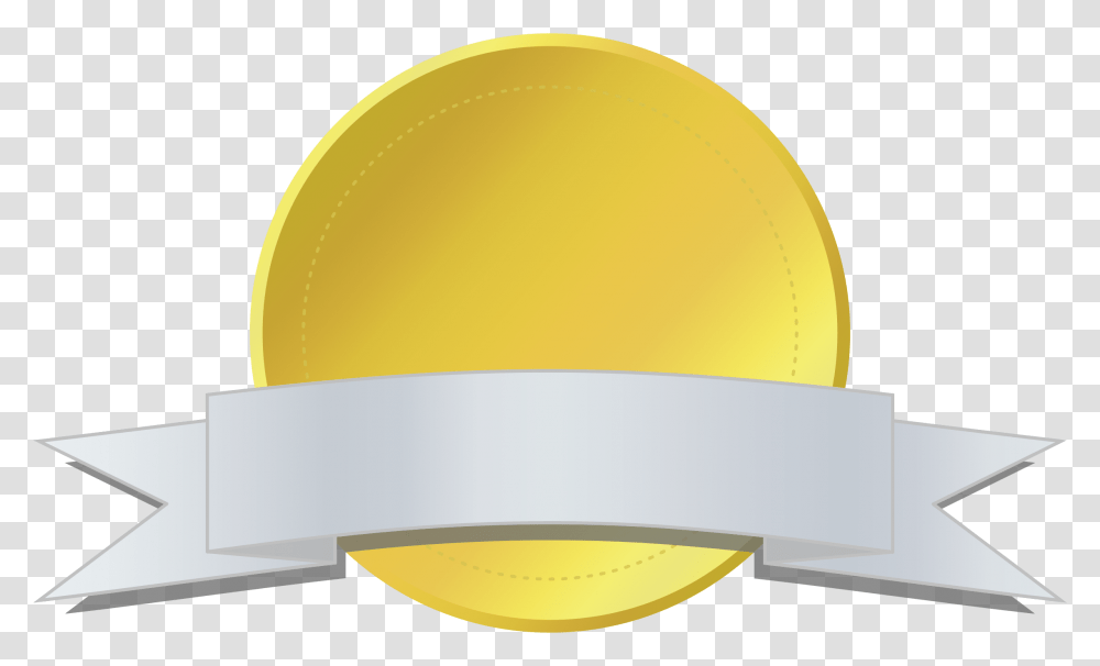 This Free Icons Design Of Emblem Banner 2 Yuvarlak Banner, Lighting, Label, Gold Transparent Png