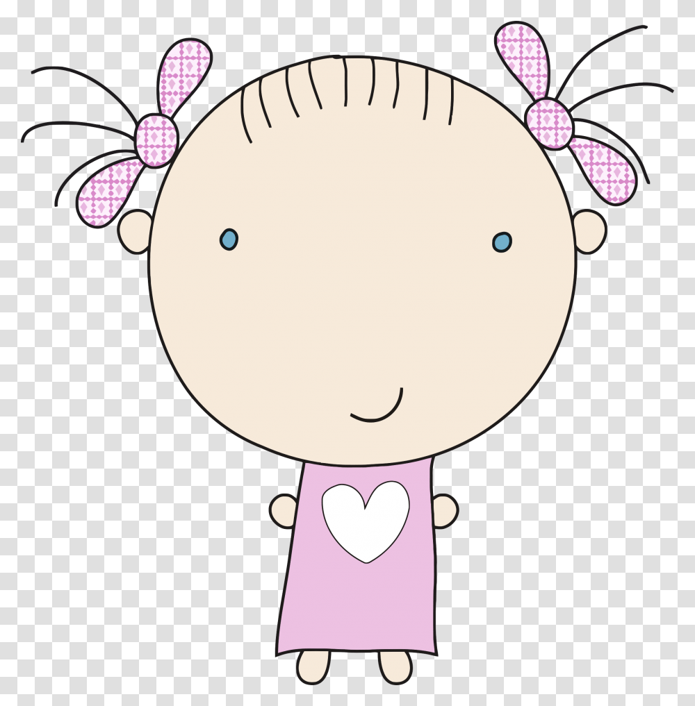This Free Icons Design Of Little Girl In Pajamas Clipart For Little Girls, Toy, Balloon, Rattle, Doll Transparent Png