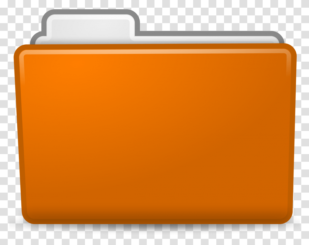 This Free Icons Design Of Orange Folder Icon, File Binder, File Folder Transparent Png