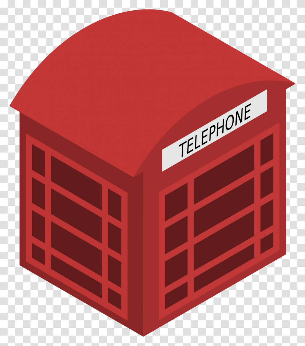 This Free Icons Design Of Red Phone Box Download, Mailbox, Letterbox, Den, Crate Transparent Png