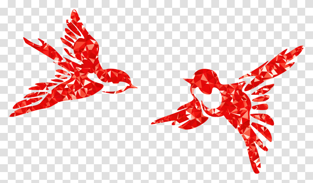This Free Icons Design Of Ruby Stylized Birds Silhouette, Hand, Weapon Transparent Png