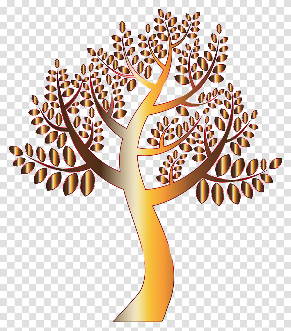 This Free Icons Design Of Simple Prismatic Tree Trees White Background, Chandelier, Lamp Transparent Png
