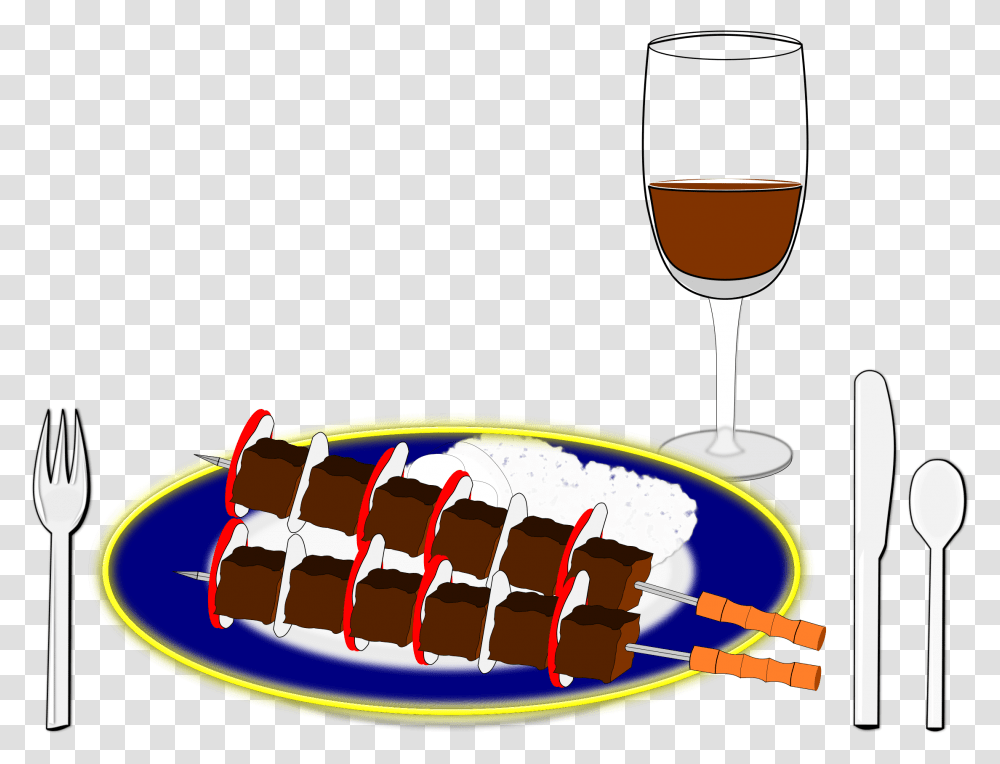 This Free Icons Design Of Souvlaki Dinner Souvlaki, Glass, Beverage, Drink, Alcohol Transparent Png