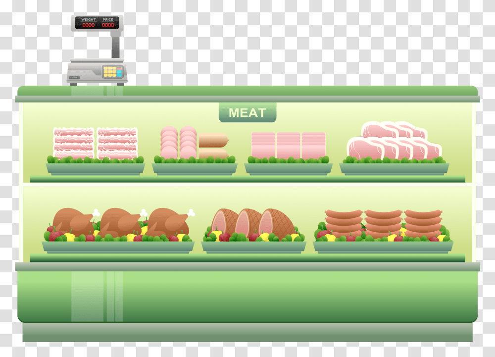 This Free Icons Design Of Supermarket Meat Counter Deli Counter Deli Clip Art, Food, Urban, Meal, Building Transparent Png