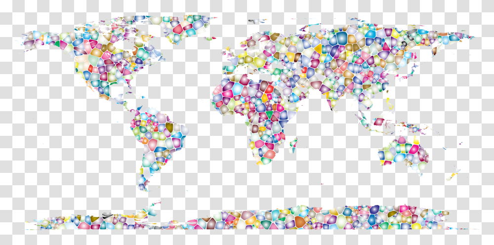 This Free Icons Design Of Sweet Tiled World Map Map Of The World Candy, Sweets, Paper Transparent Png