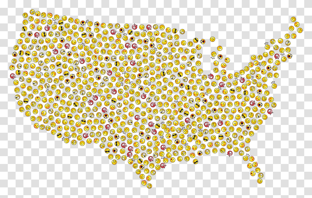 This Free Icons Design Of United States Smileys Blank Editable Congressional District Map, Pattern, Honey, Food Transparent Png
