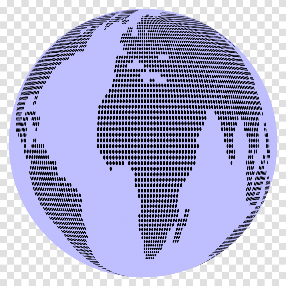 This Free Icons Design Of World Map Dots 3 Globe Portable Network Graphics, Sphere, Soccer Ball, Football, Team Sport Transparent Png