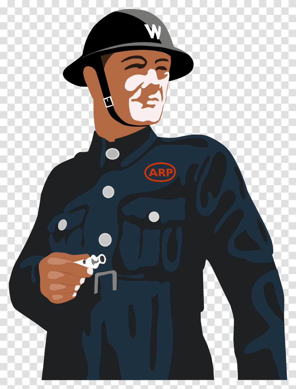 This Free Icons Design Of Ww2 Air Raid Warden Second World War, Military Uniform, Person, Human, Officer Transparent Png