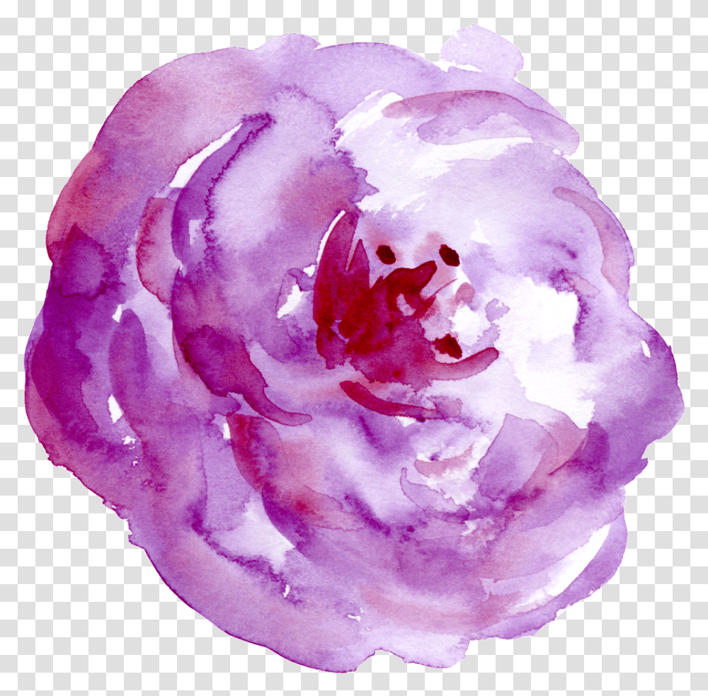 This Graphics Is Cloud Purple Flower Cartoon Portable Network Graphics, Rose, Plant, Blossom, Crystal Transparent Png