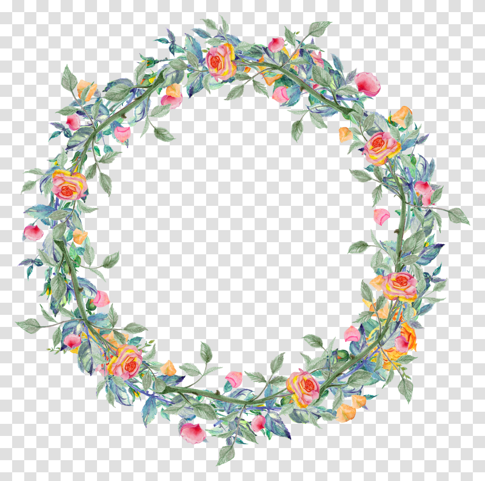 This Graphics Is Dense Blooming Flower Garland Transparent Png