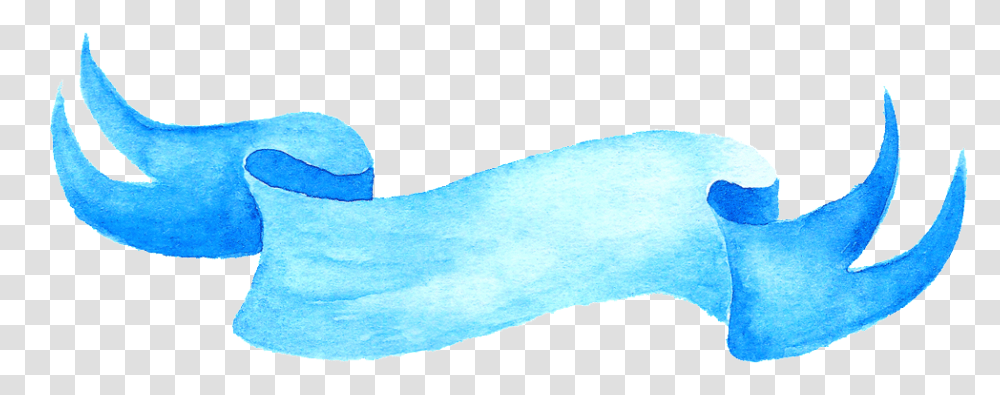 This Graphics Is Fresh Blue Ribbon With Watercolor Paint, Animal, Outdoors, Mammal Transparent Png